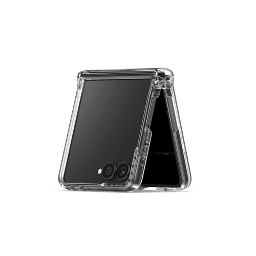 Red Bows | Galaxy Z Flip8 / Impact Clear Magnetic Case / Clear | Image 3