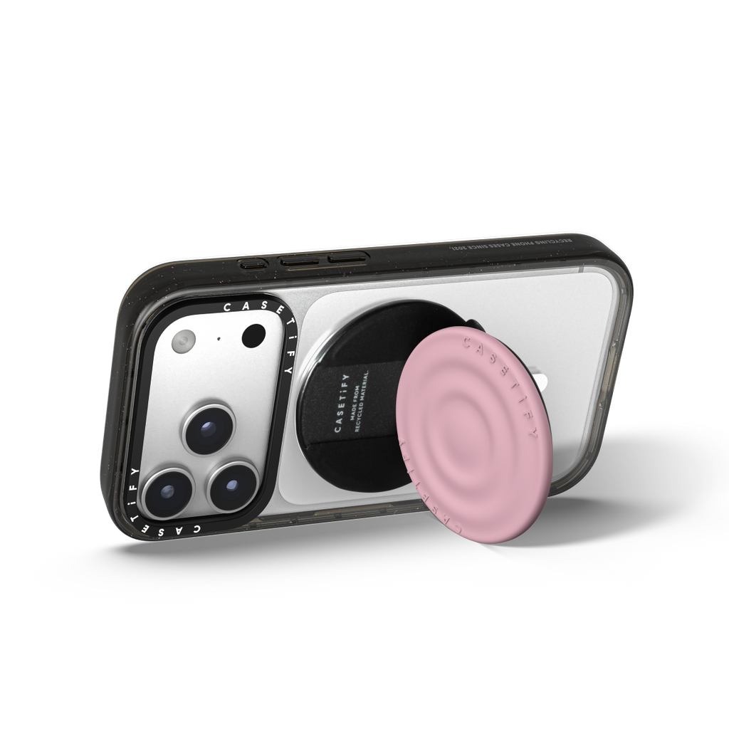 Snappy Ripple Grip Stand MagSafe Compatible - Primrose Pink