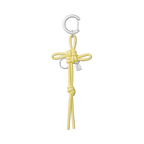 Lucky Knot Bag Charm - Pale Yellow | Image 1