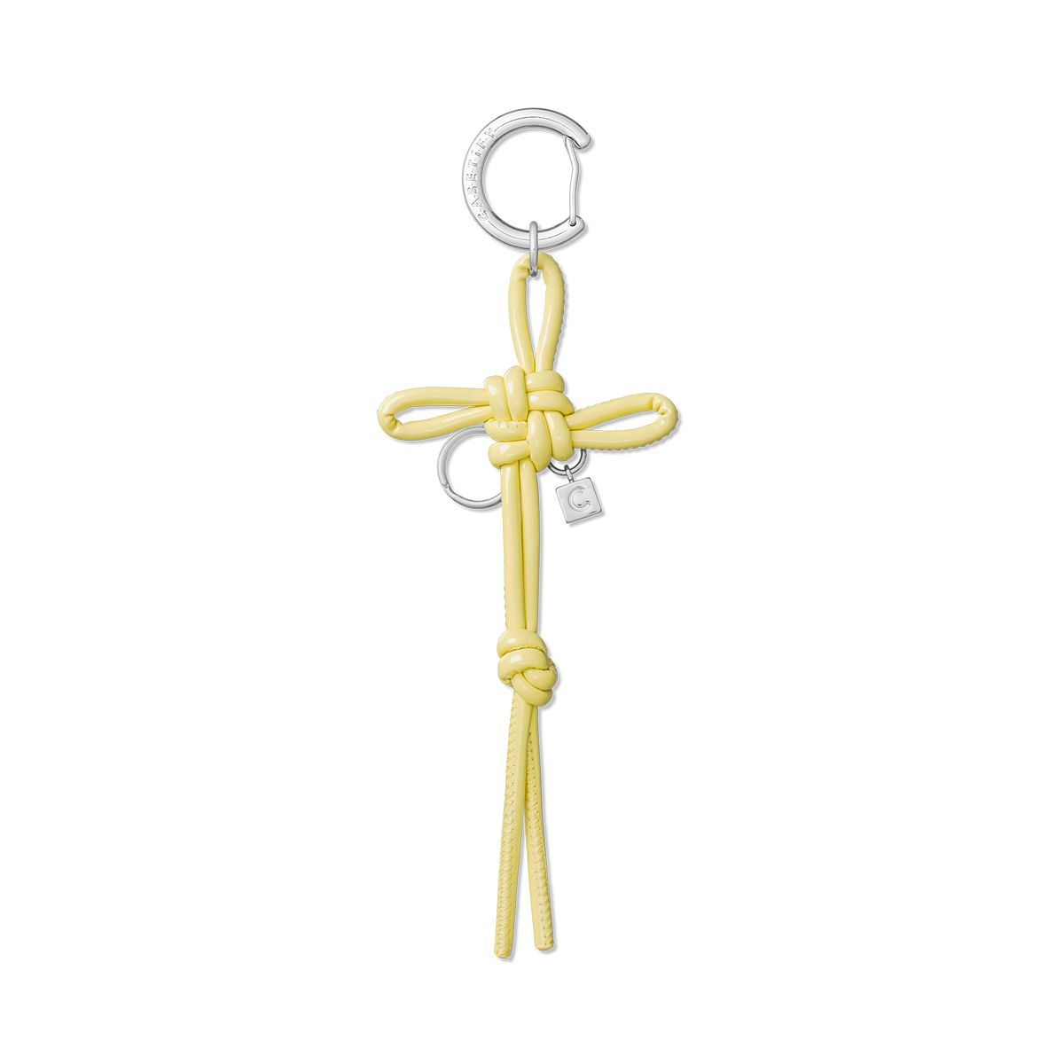 Lucky Knot Bag Charm - Pale Yellow | Image 1
