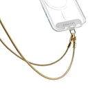 Snake Chain Cross-body Strap - Gold (126cm/49.6in) | Image 1