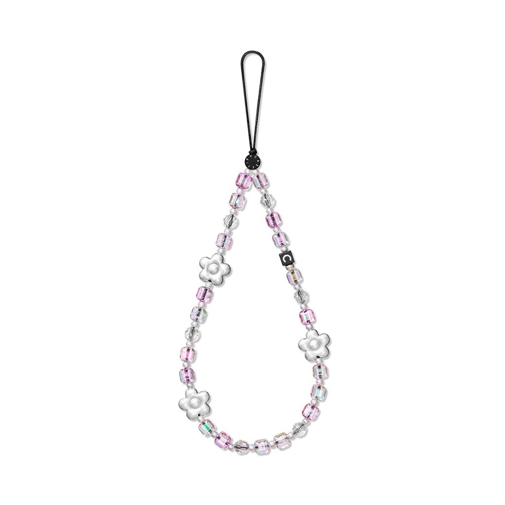 Flower Phone Charm - Chrome Blossom | Image 1