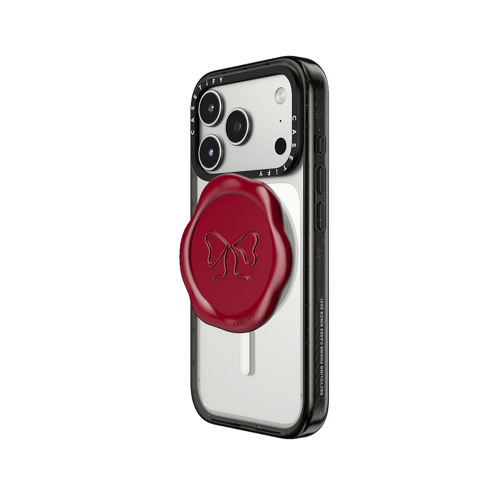 Snappy Grip Stand MagSafe Compatible - Red Bow