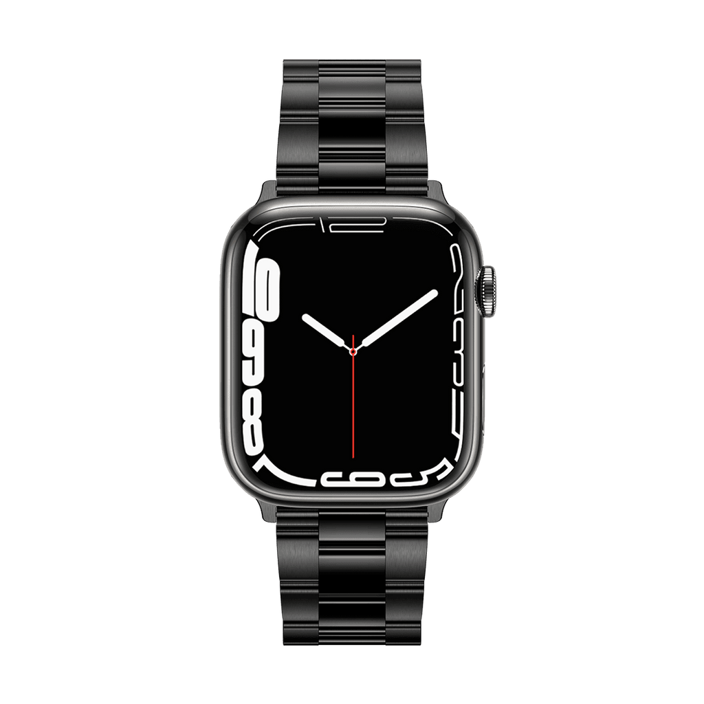 Stainless Steel 3-Link Band 45mm (Series 7-9) - Black