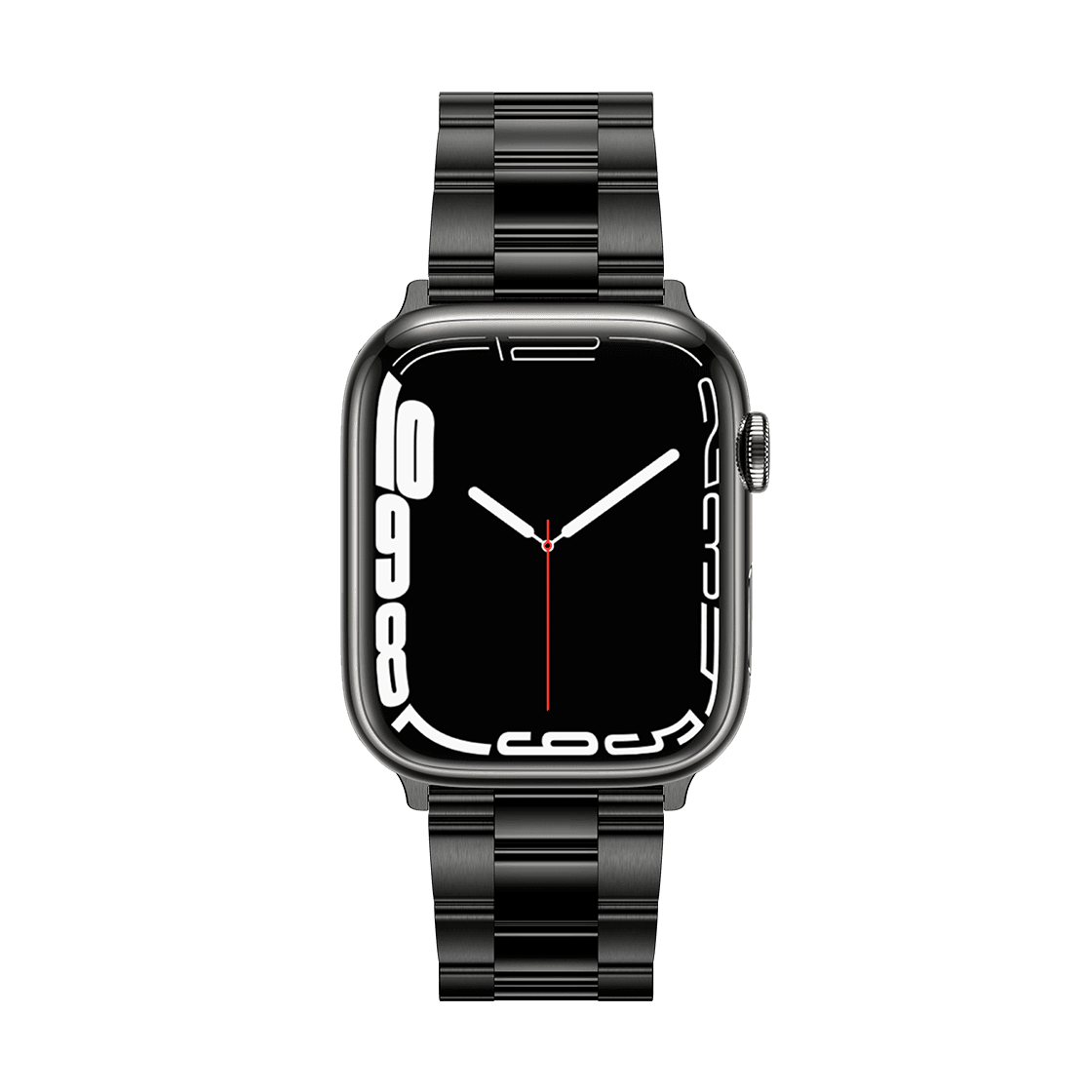 Stainless Steel 3-Link Band 45mm (Series 7-9) - Black