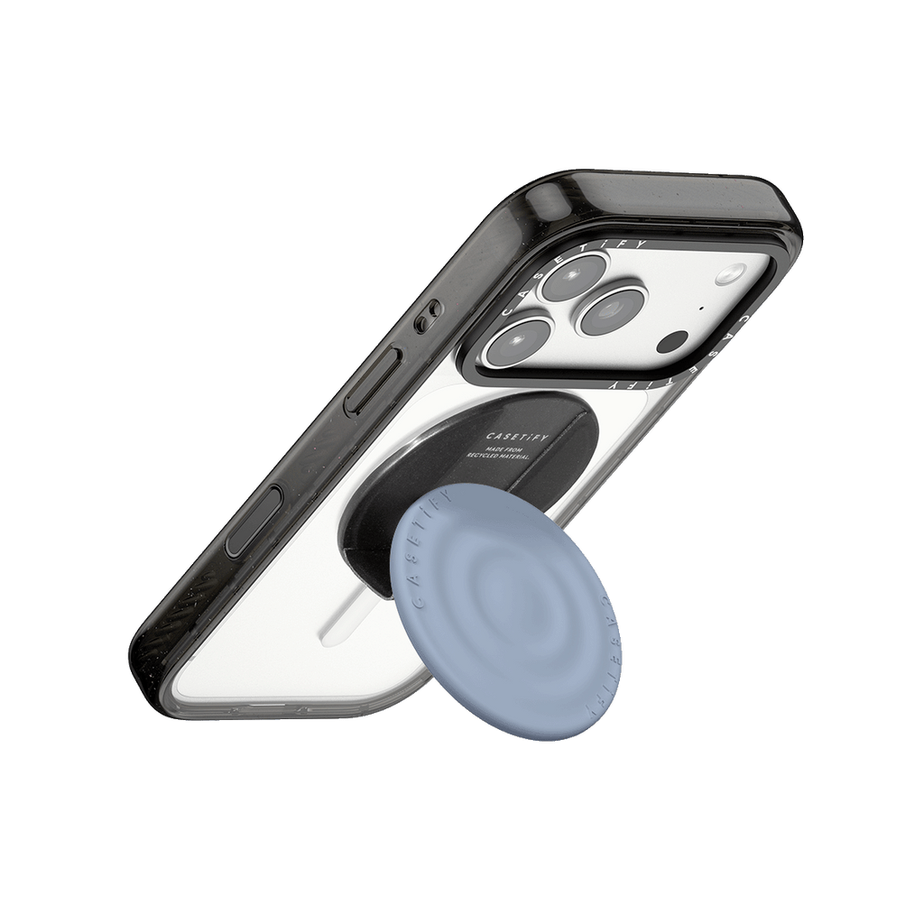 Snappy Ripple Grip Stand MagSafe Compatible - Dusty Blue