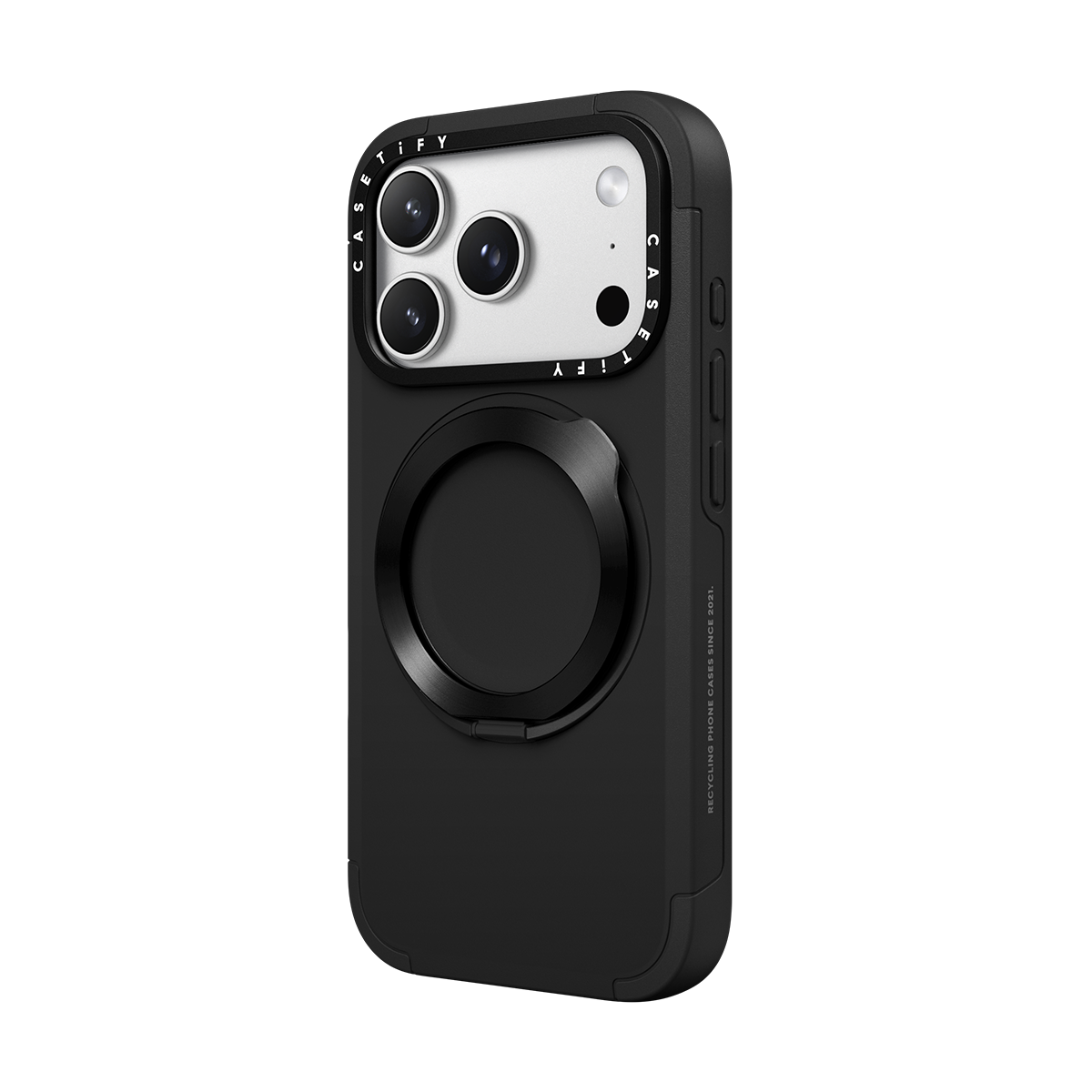 iPhone 17 Pro Max - Force Ring Stand Case - Black