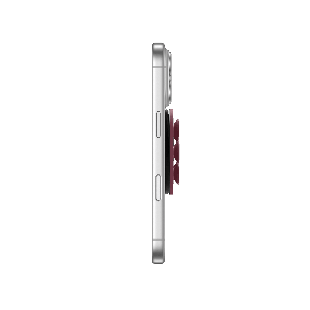 Snappy Snap & Stick Grip Stand MagSafe Compatible - Mulberry
