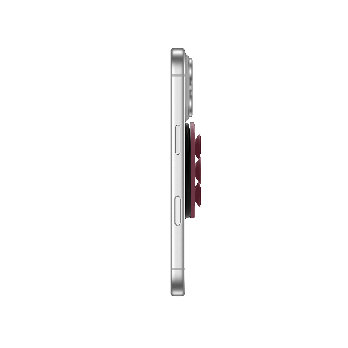 Snappy Snap & Stick Grip Stand MagSafe Compatible - Mulberry