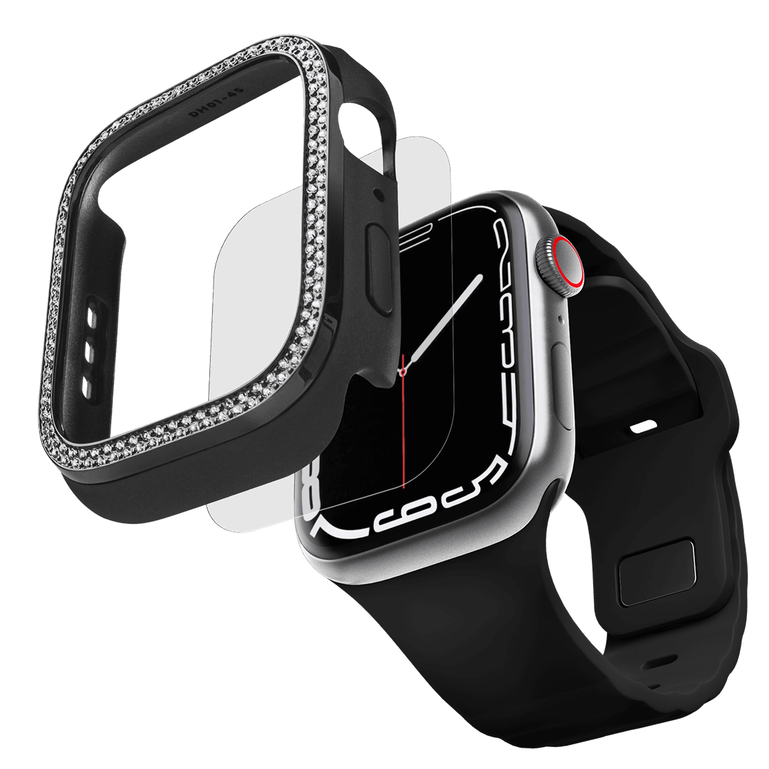 Apple Watch Series 7-9 (41mm) Apple Watch Gem Case - Smoke