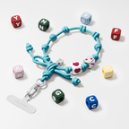 Bow Charm Wristlet - Mint Blue