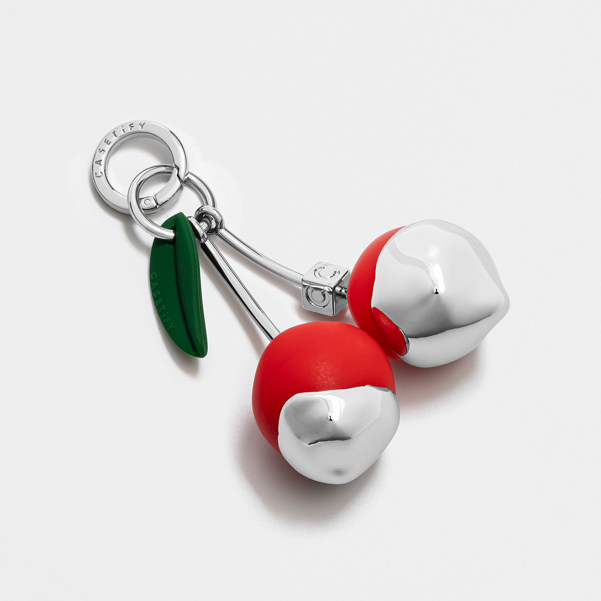 Charm Keychain - Dripped Cherry