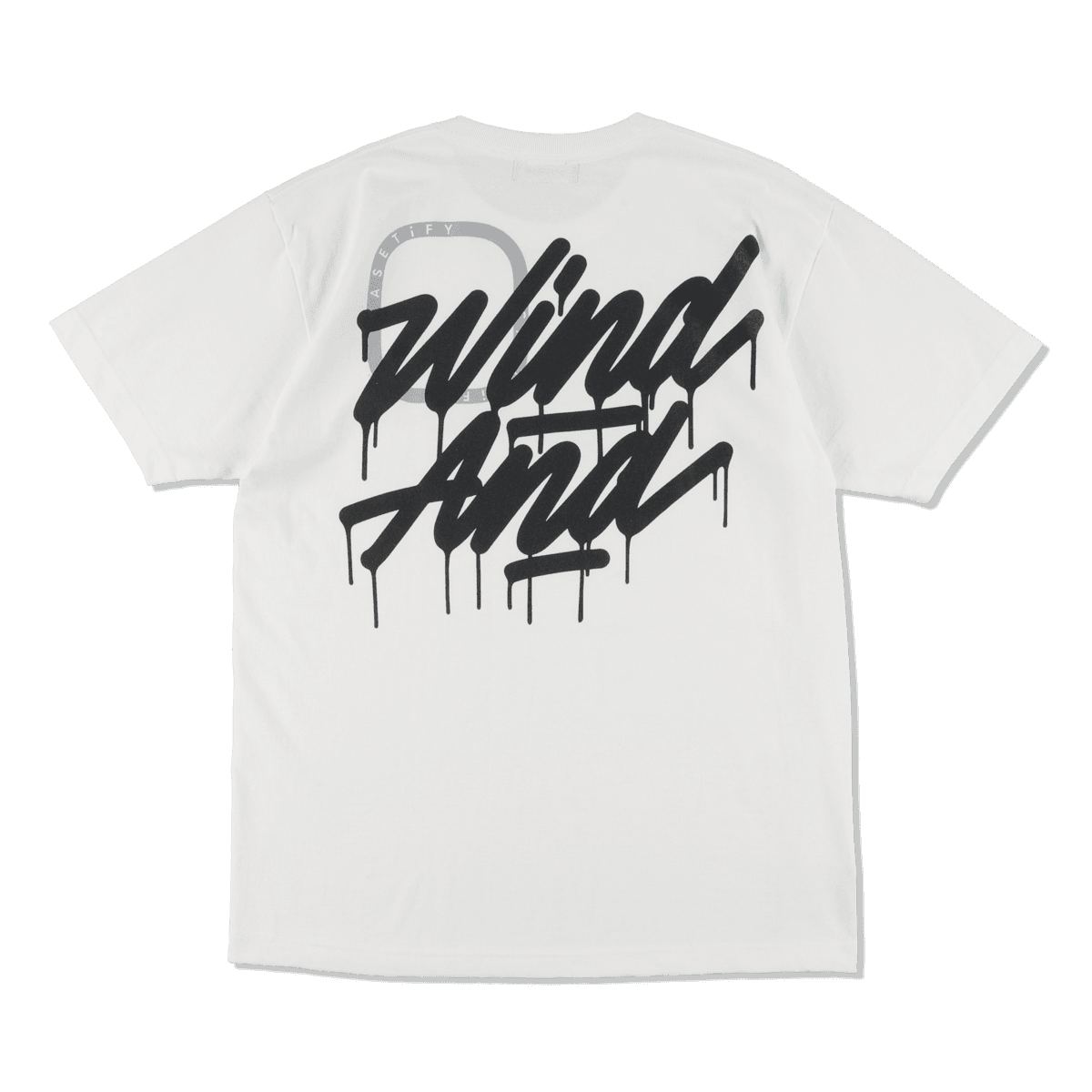 WDS x CASETiFY T-shirt Triple Name Main Logo White L