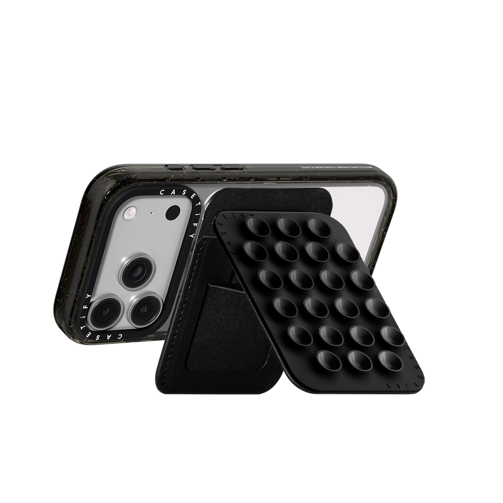 Snappy Snap & Stick Cardholder Stand MagSafe Compatible - Black