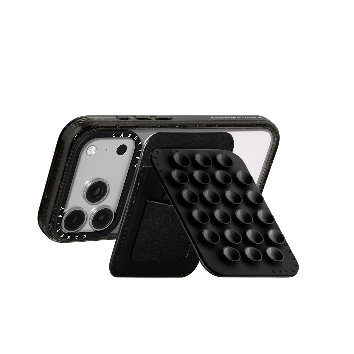 Snappy Snap & Stick Cardholder Stand MagSafe Compatible - Black
