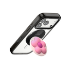 Snappy Flower Grip Stand - Pink Puffy Flower