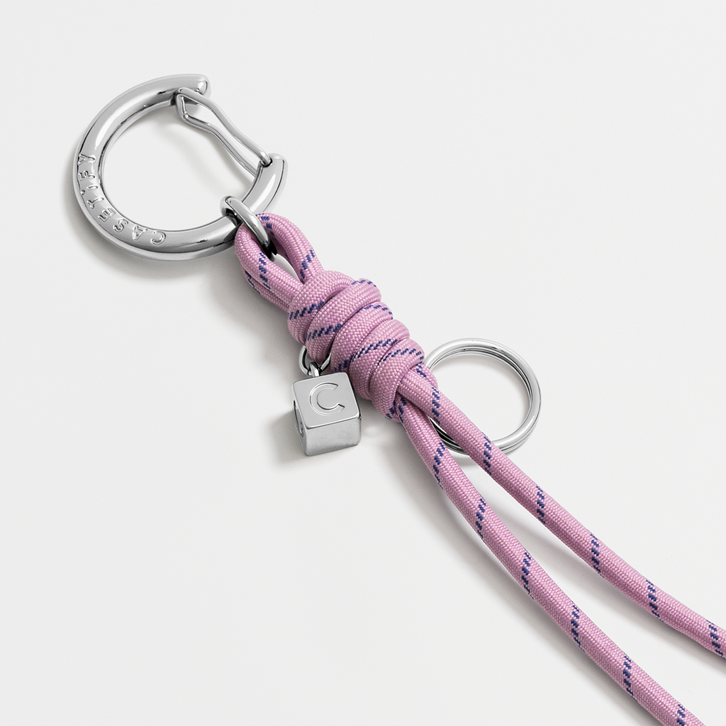 Rope Bag Charm - Pink
