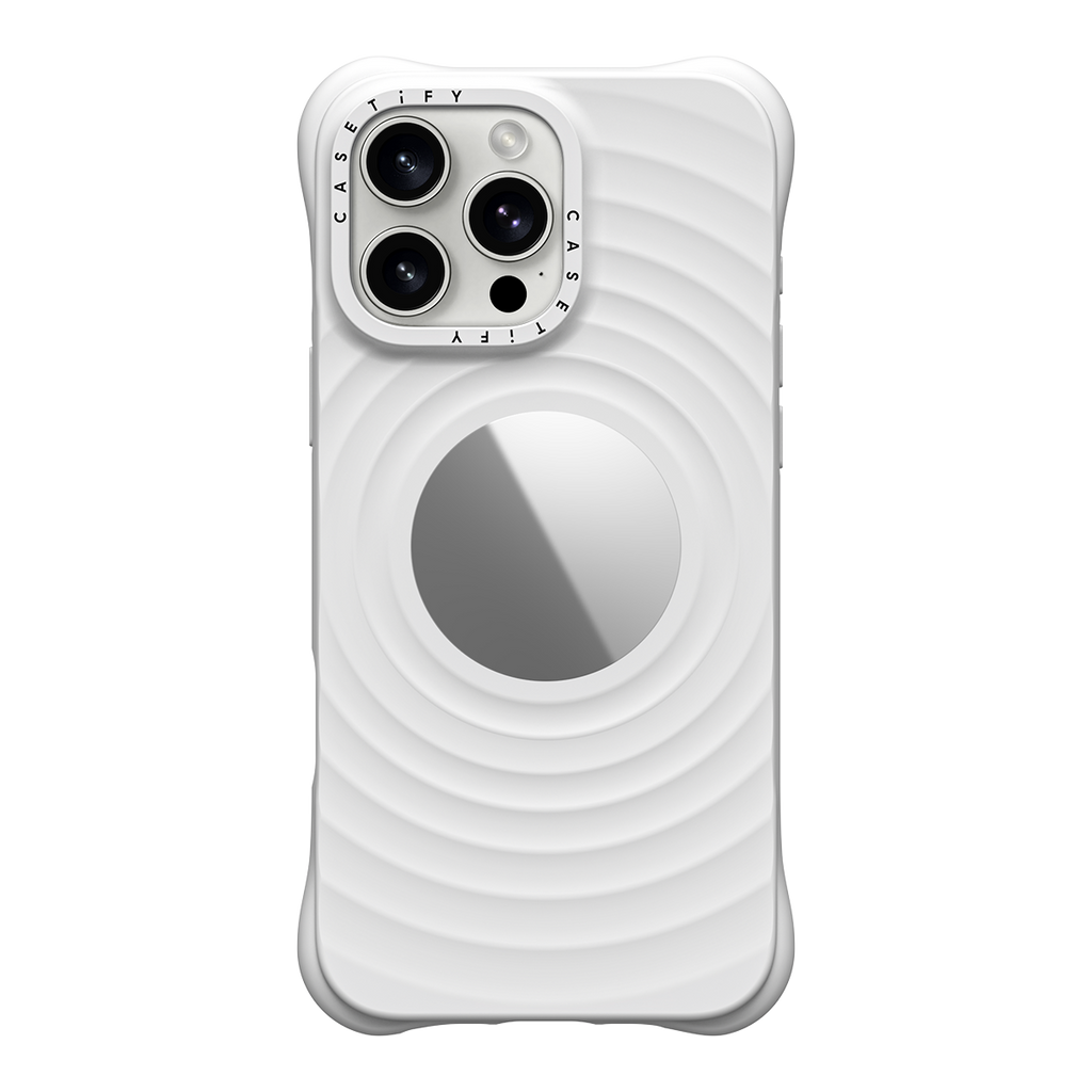 Ripple Mirror Case - White - iPhone 16 Pro Max  | Image 1
