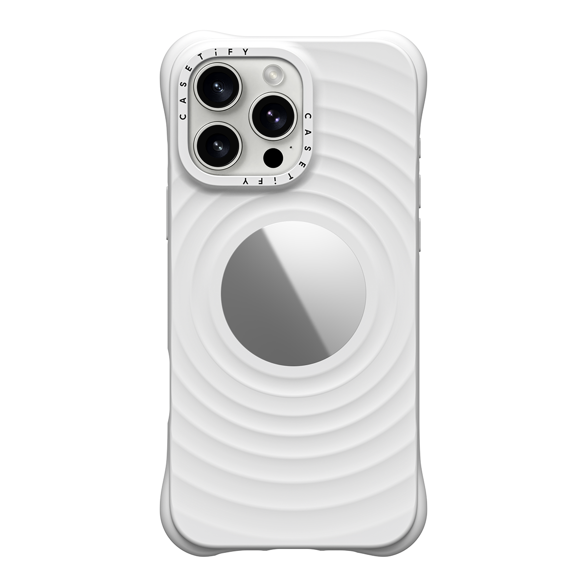 Ripple Mirror Case - White - iPhone 16 Pro Max  | Image 1