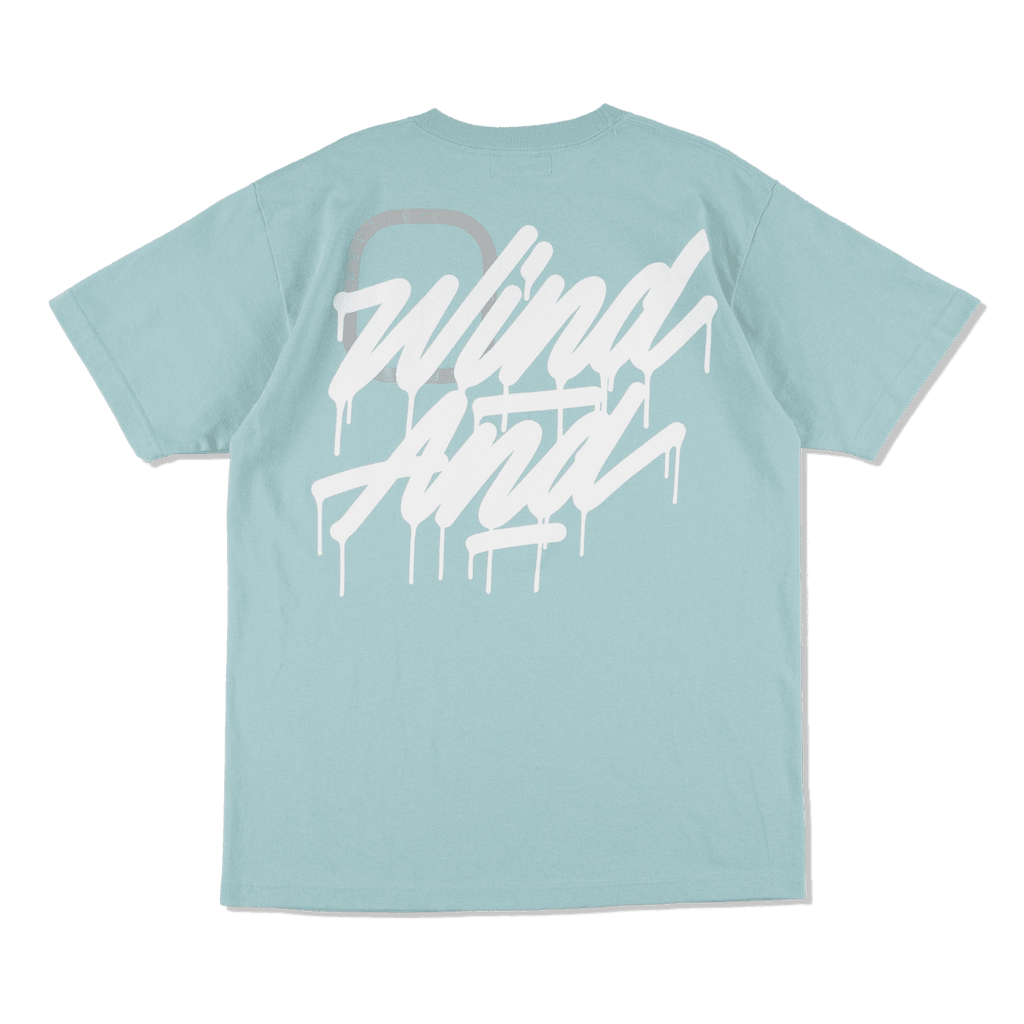 WDS x CASETiFY T-shirt Triple Name Main Logo Mint M