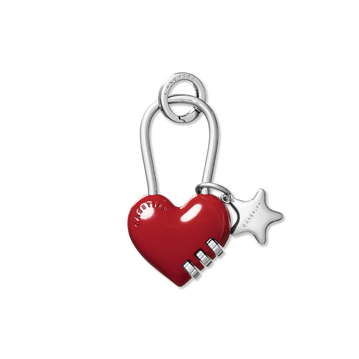 Charm Keychain - Heart Lock | Image 1