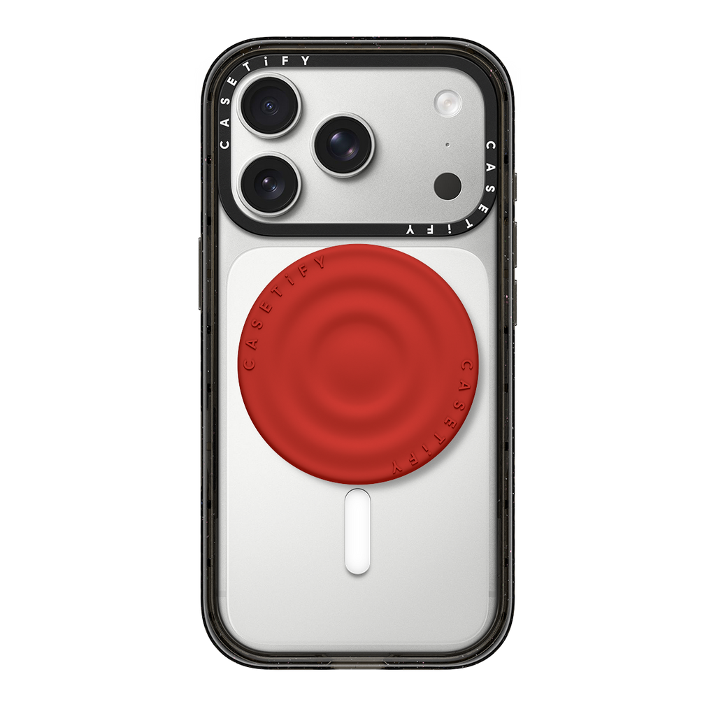 Snappy Ripple Grip Stand MagSafe Compatible - Tomato Red | Image 1