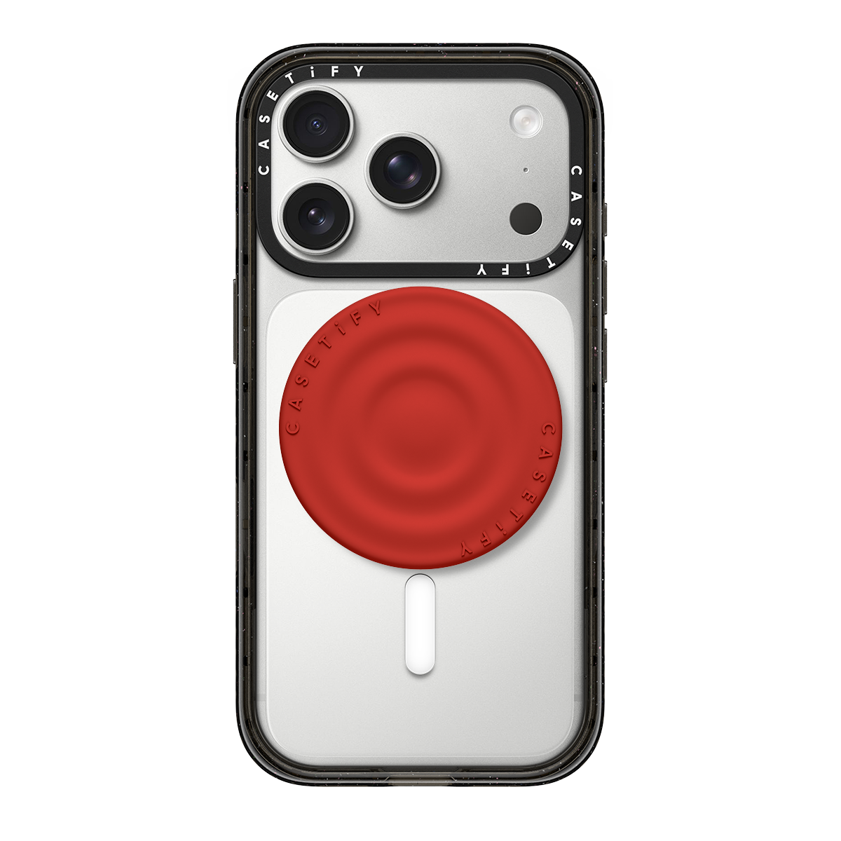 Snappy Ripple Grip Stand MagSafe Compatible - Tomato Red | Image 1
