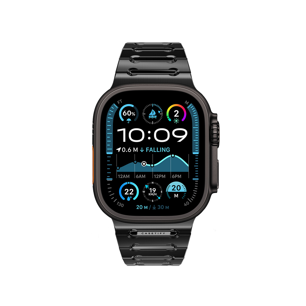 Stainless Steel Elite-H Band 49mm (Ultra 3) - Black