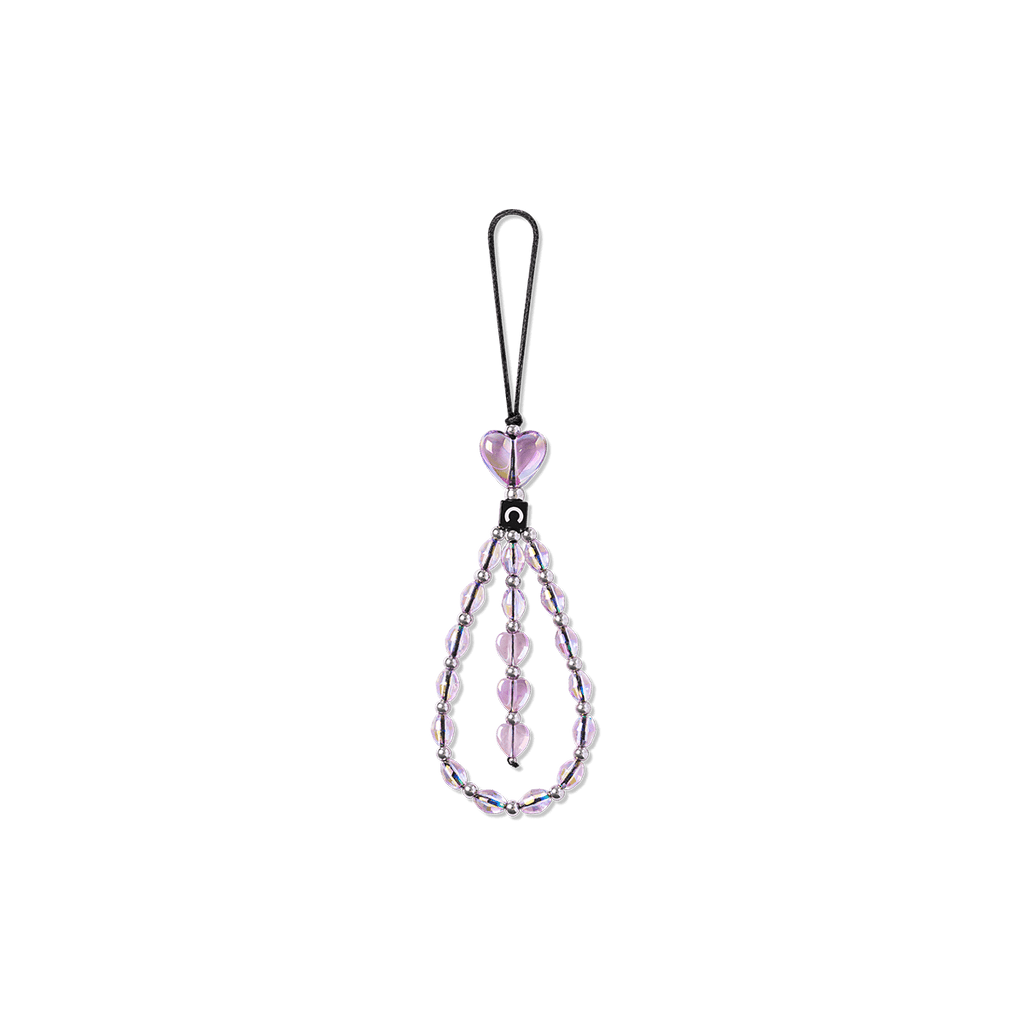 Glitter Phone Charm - Mini Aurora Heart | Image 1