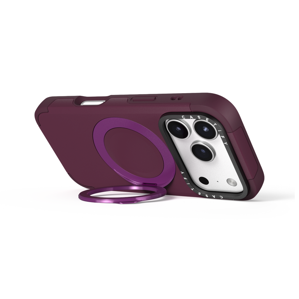 iPhone 17 Pro Max - Force Ring Stand Case - Mulberry
