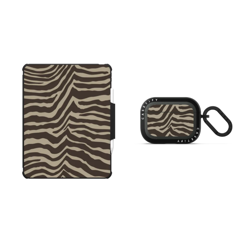 Zebra Brown Set