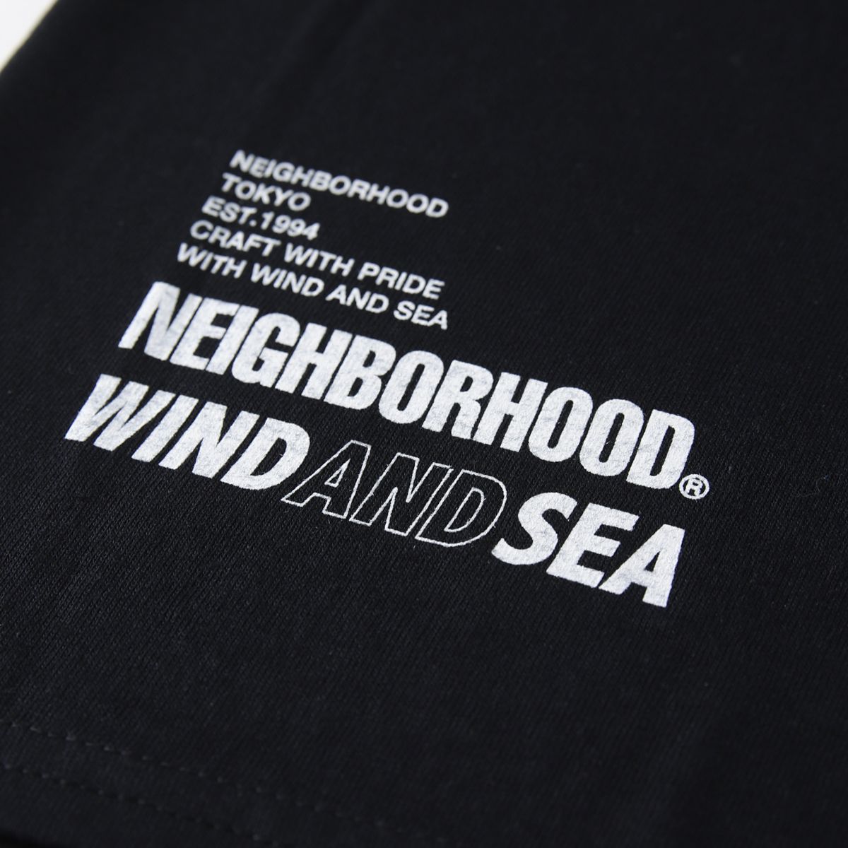 CASETiFY x NBHD x WDS T-shirt SEA-Camera ring Black M