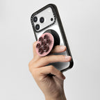 Snappy Snap & Stick Grip Stand MagSafe Compatible - Primrose Pink Paw
