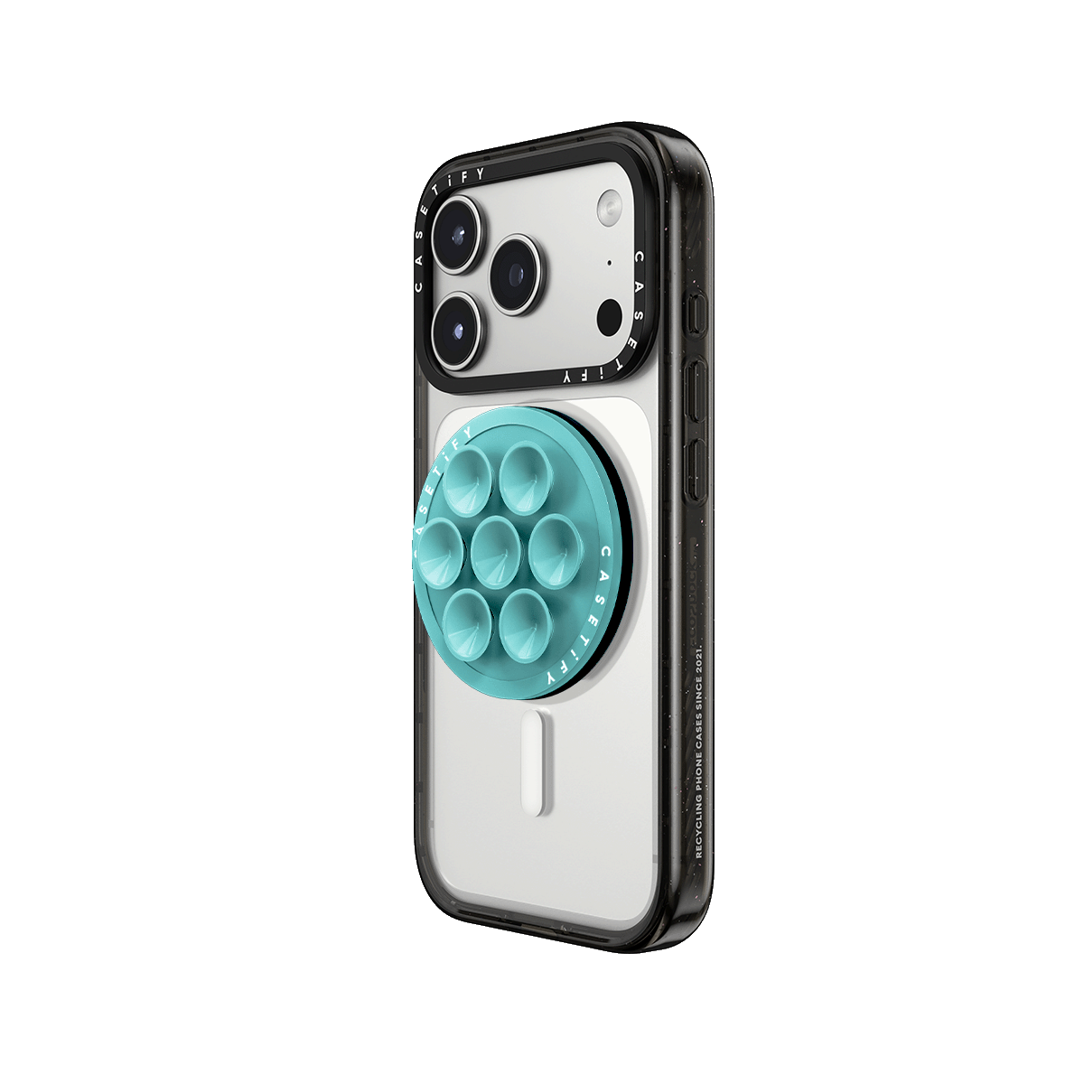 Snappy Snap & Stick Grip Stand MagSafe Compatible - Mint Blue