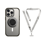 Secure Your Phone Set - Snappy Mirror Ring Holder MagSafe Compatible & 2-in-1 Utility Lanyard (Silver) | Image 1