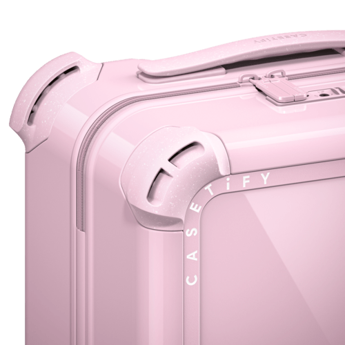 They See Me Rolling | 29" Check-In Trunk Suitcase / Bounce Suitcase / Glossy Primrose Pink | Image 4