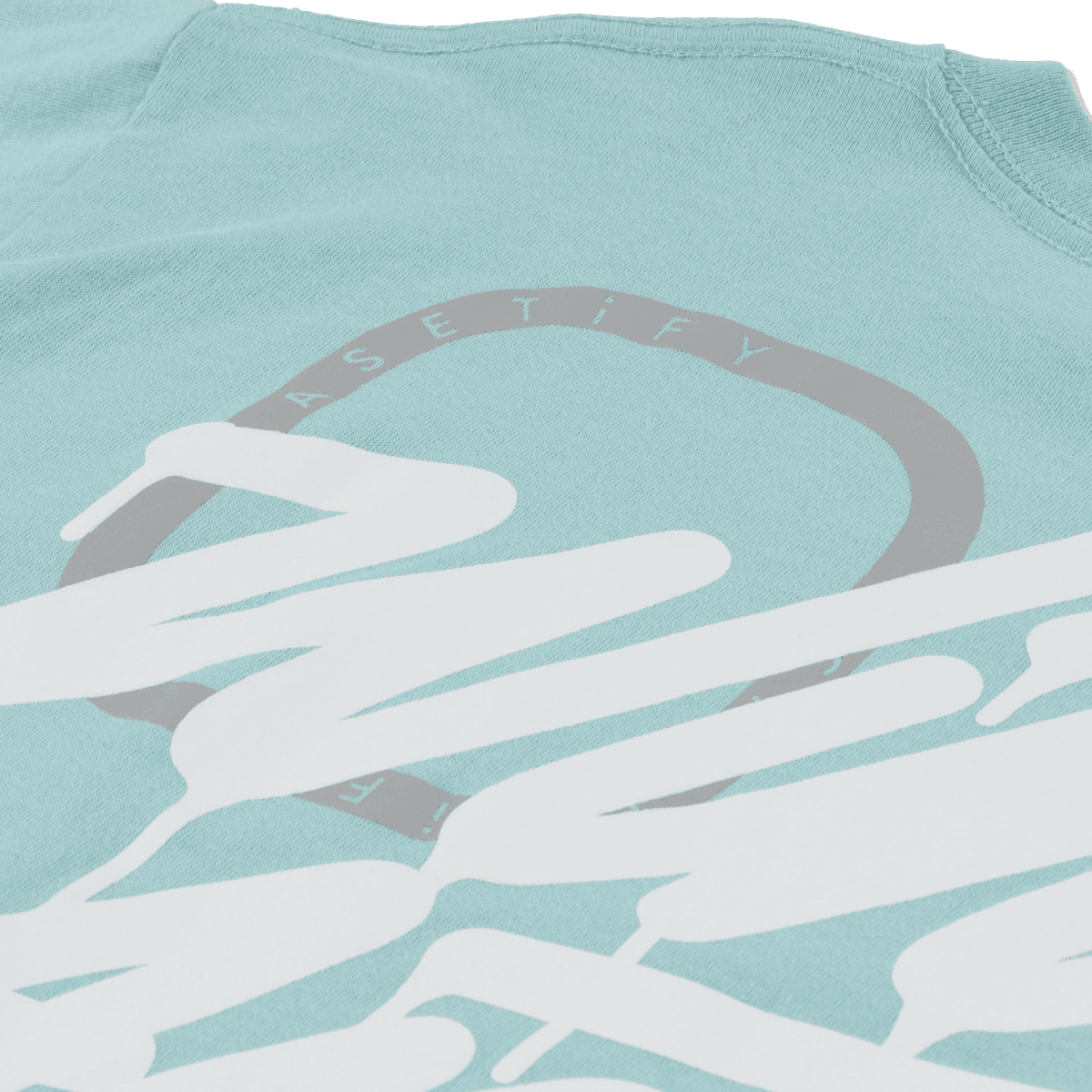 WDS x CASETiFY T-shirt Triple Name Main Logo Mint L