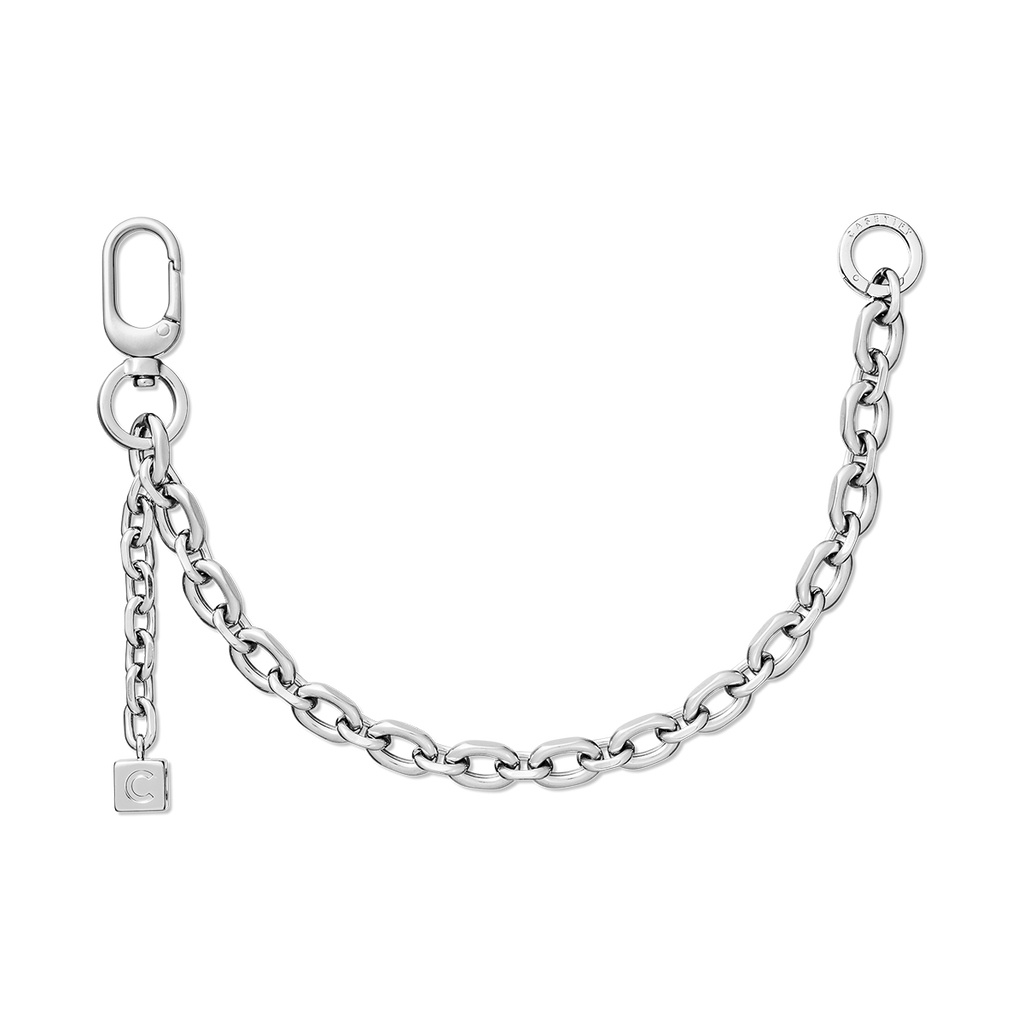 Chain Bag Charm - Shiny Silver | Image 1