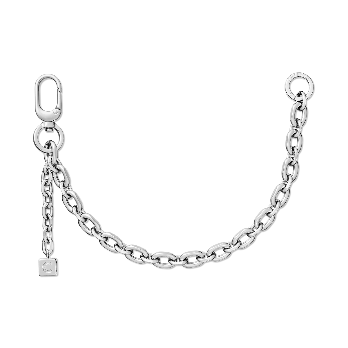 Chain Bag Charm - Shiny Silver | Image 1