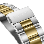 Stainless Steel 3-Link Band 45mm (Series 7-9) - Two-Tone (Yellow Gold/Silver)