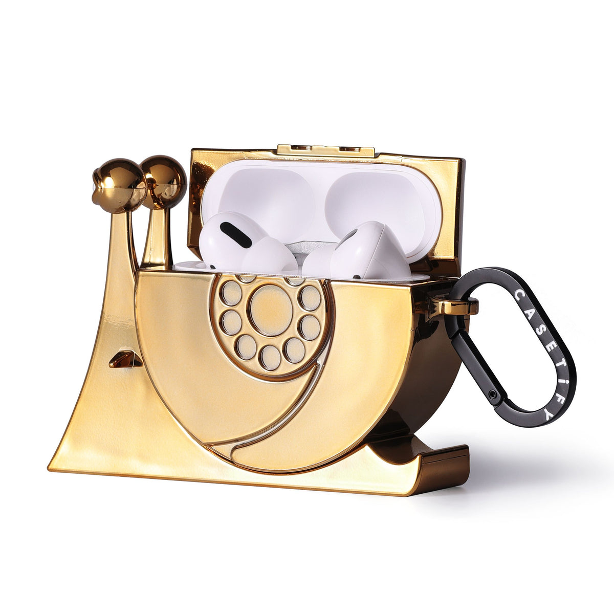 One Piece Collectible Golden Transponder Snail Airpods Pro 2 Case | Image 1
