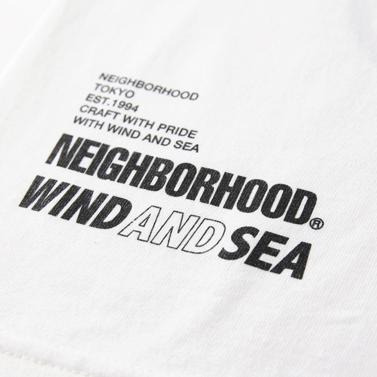 CASETiFY x NBHD x WDS T-shirt SEA-Camera ring White M
