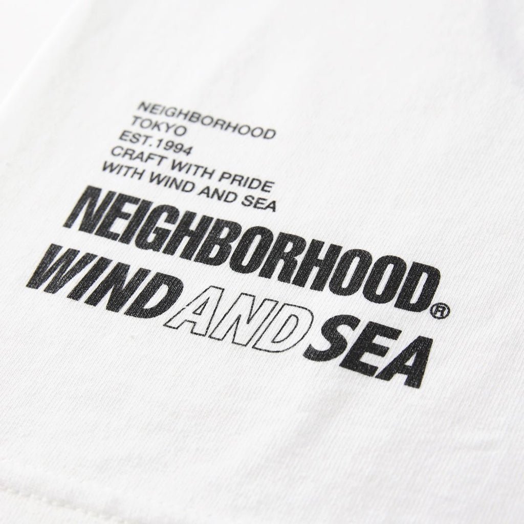 CASETiFY x NBHD x WDS T-shirt SEA-Camera ring White L