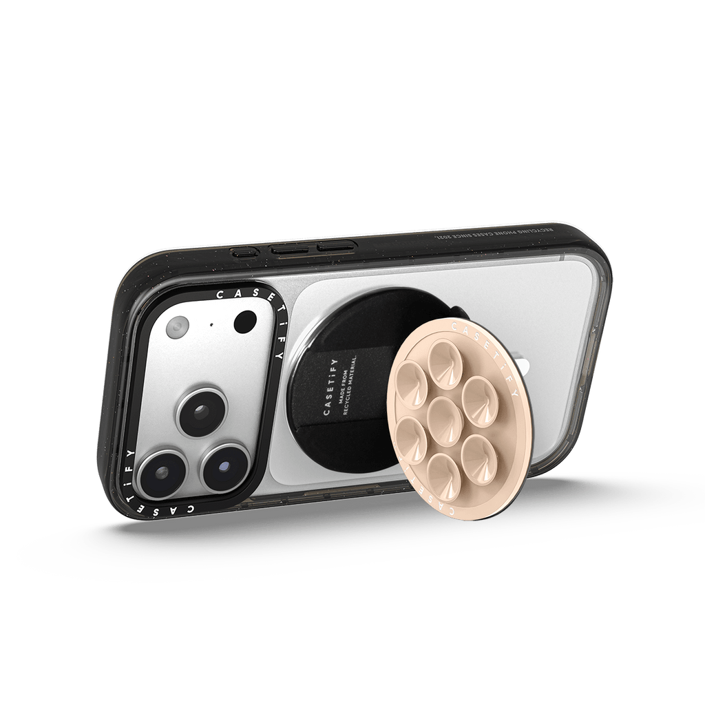 Snappy Snap & Stick Grip Stand MagSafe Compatible - Oat