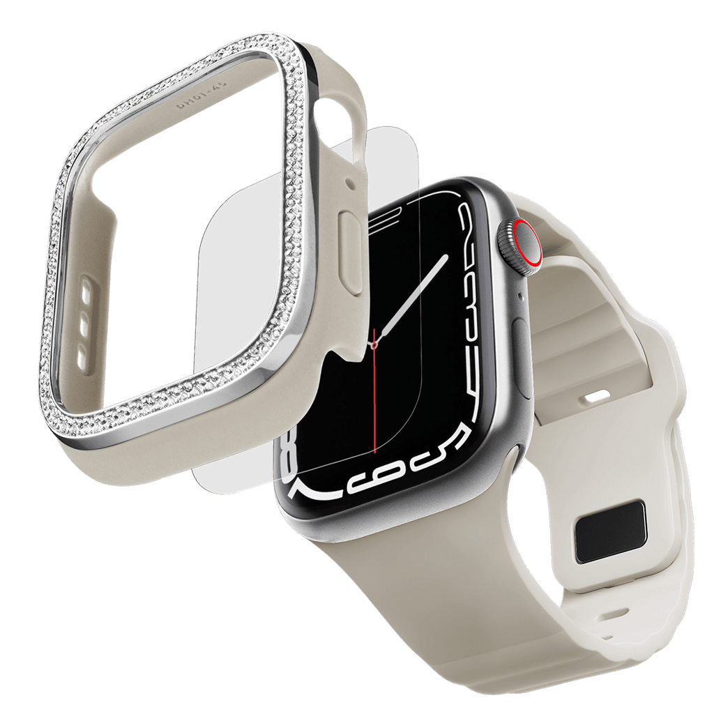 Apple Watch Series 7-9 (41mm) Apple Watch Gem Case - Silver