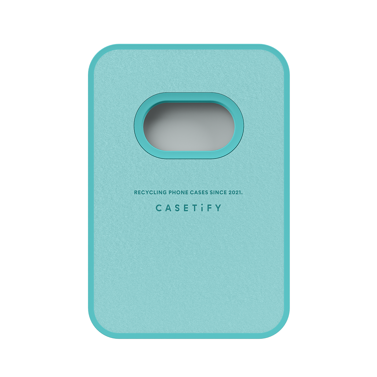 Snappy Ripple Wallet MagSafe Compatible - Mint Blue