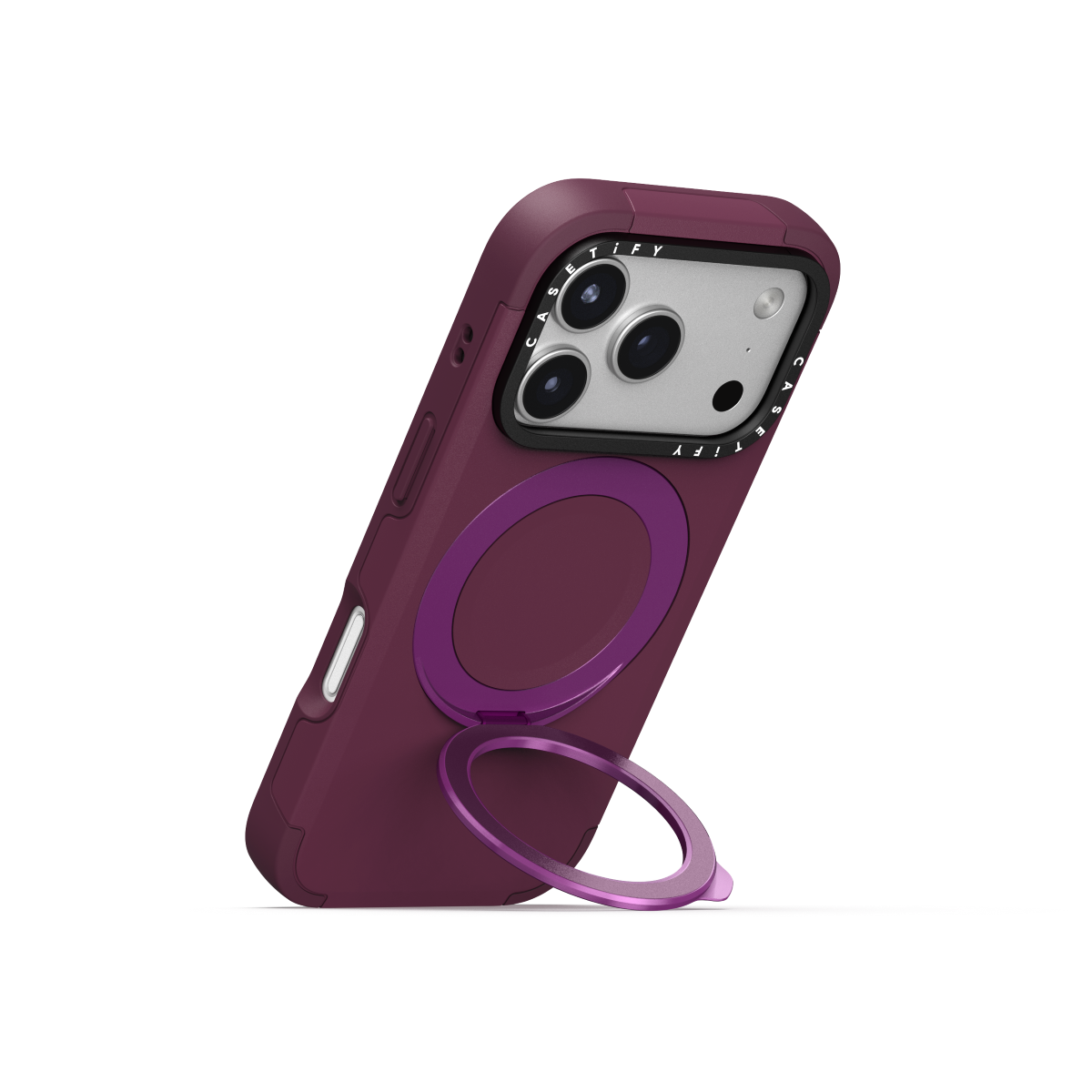 iPhone 17 Pro Max - Force Ring Stand Case - Mulberry