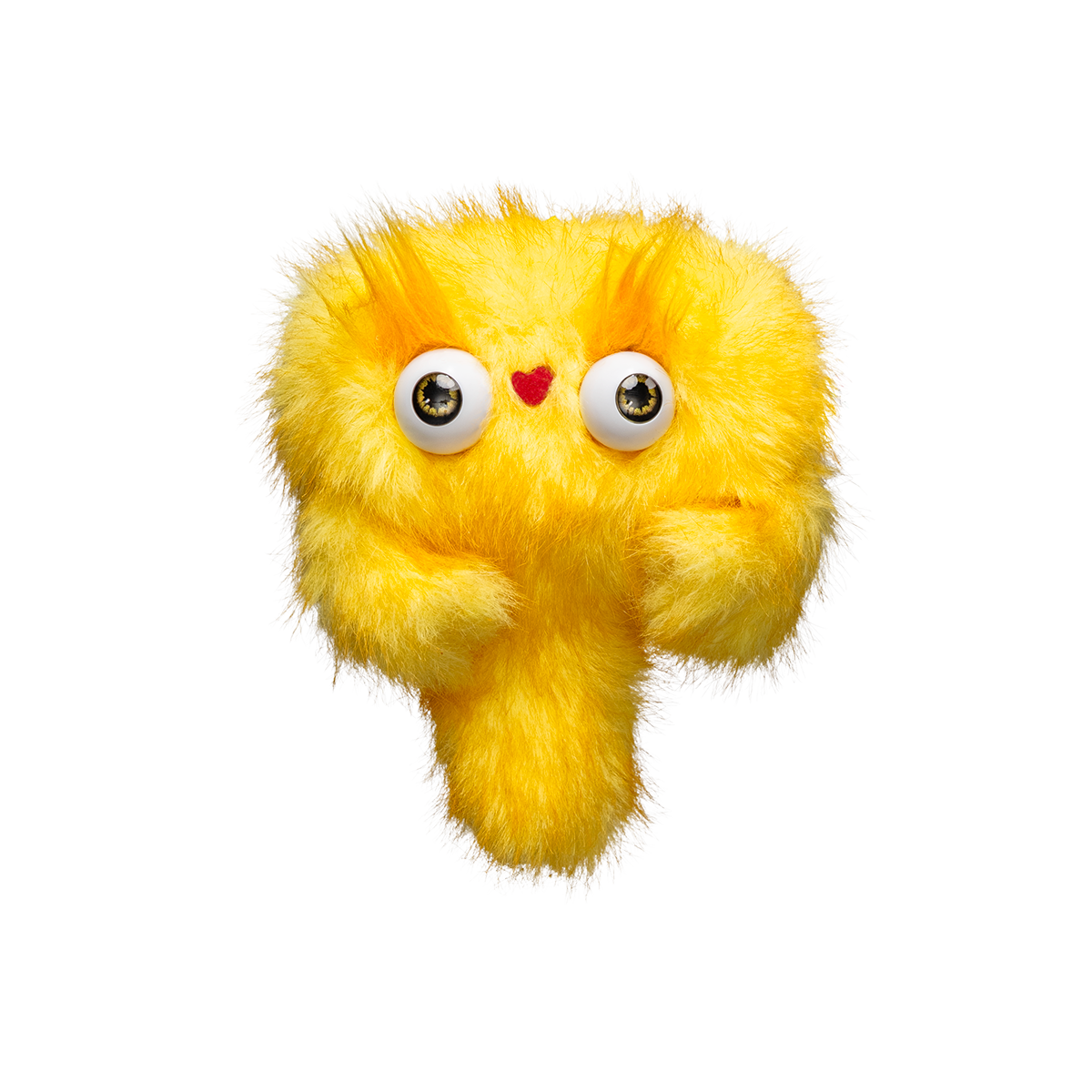 Plushmate Alphabet T with Strap + Carabiner - Yellow | Image 1