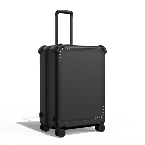 BT21 SUITCASE | 26" Check-In Expandable Suitcase / Bounce Suitcase / Matte Black | Image 3