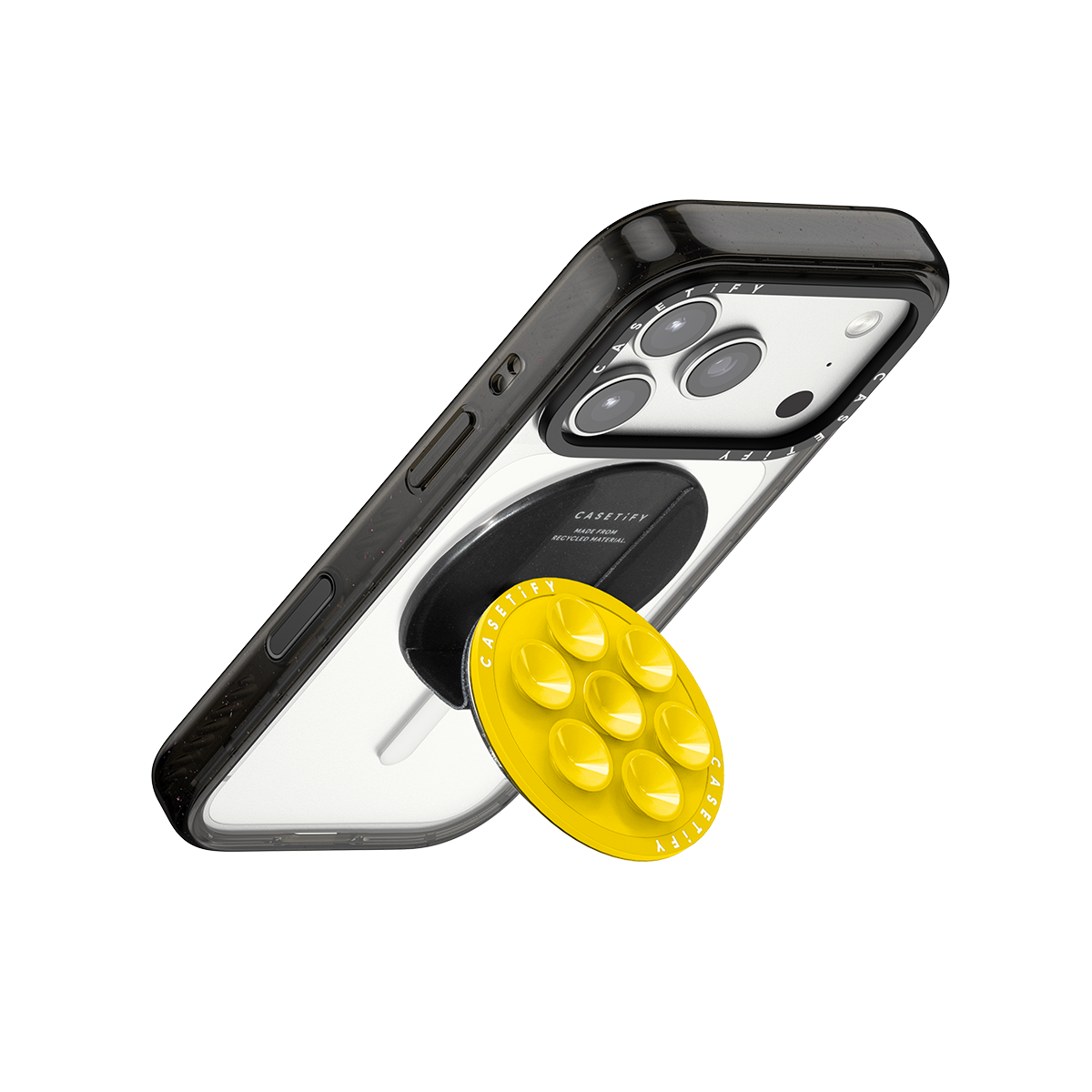 Snappy Snap & Stick Grip Stand MagSafe Compatible - Pulse Yellow